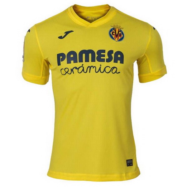 Thailande Maillot Football Villarreal Domicile 2020-21 Jaune